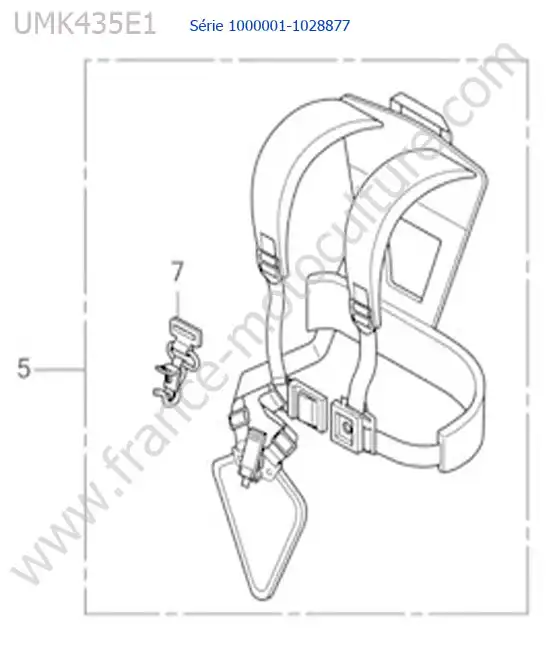 Harnais HONDA UMK435-2
