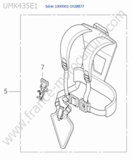 HONDA - UMK435-2 : Harnais