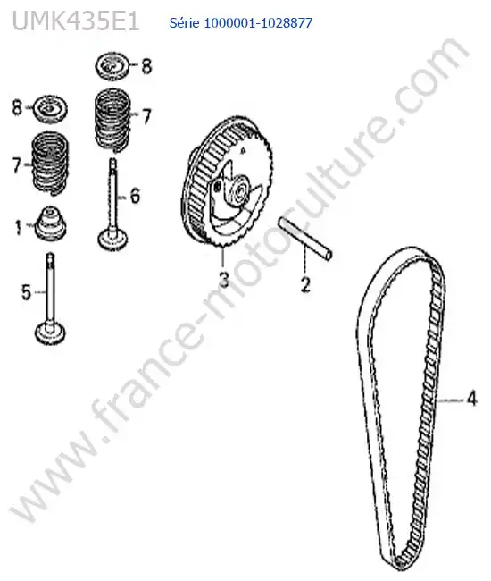 Poulie a cames HONDA UMK435-2