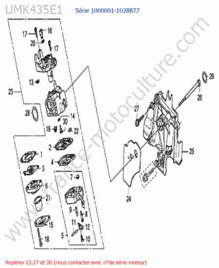 HONDA - UMK435-2 : Carburateur
