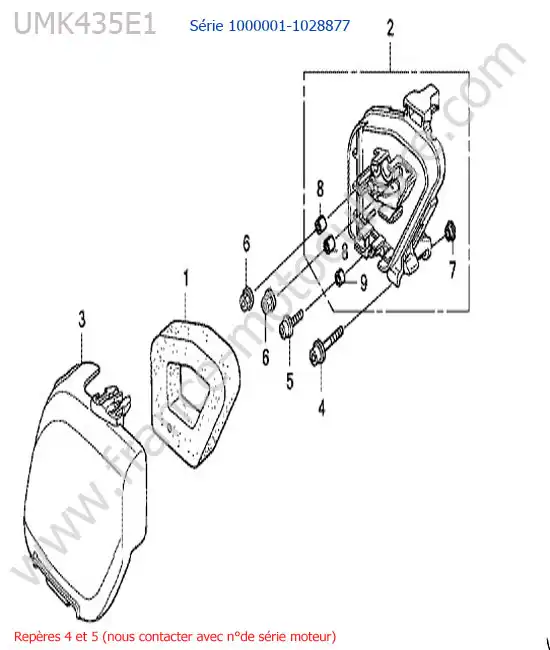 Filtre air HONDA UMK435-2