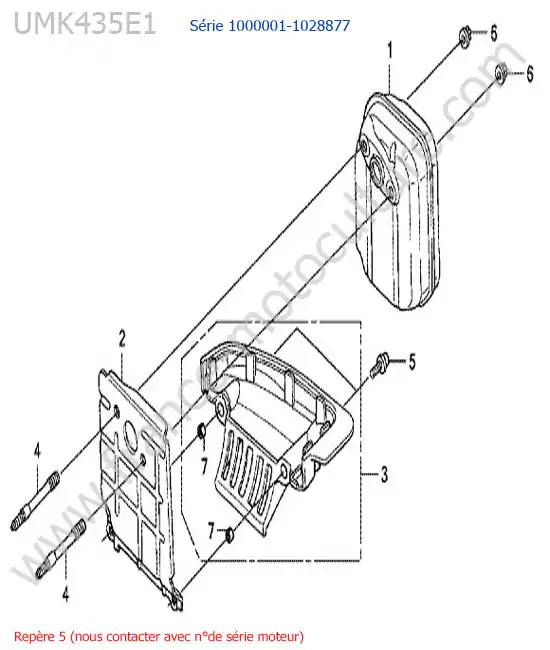 Silencieux HONDA UMK435-2