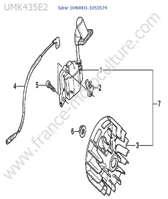 Allumage HONDA UMK435-3