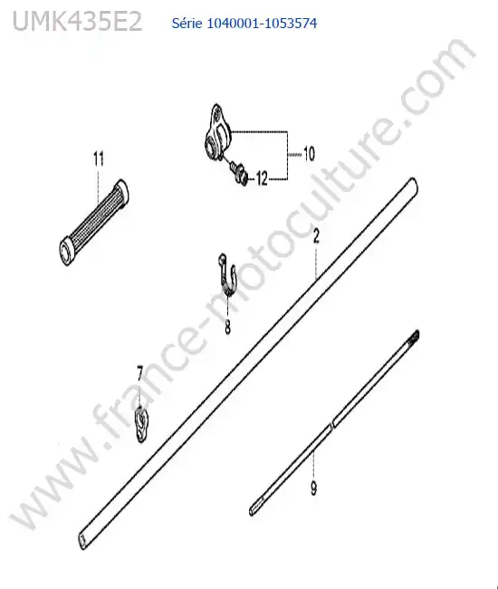 Tube HONDA UMK435-3