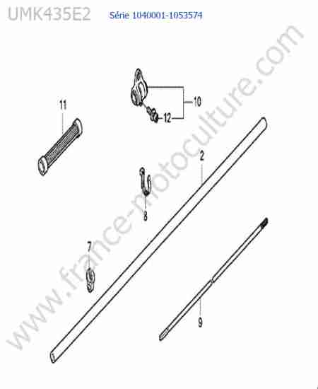 HONDA - UMK435-3 : Tube