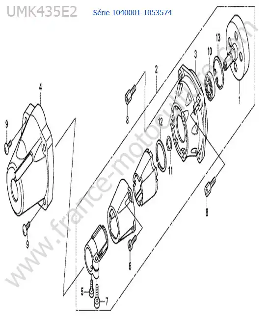 Carter embrayage HONDA UMK435-3