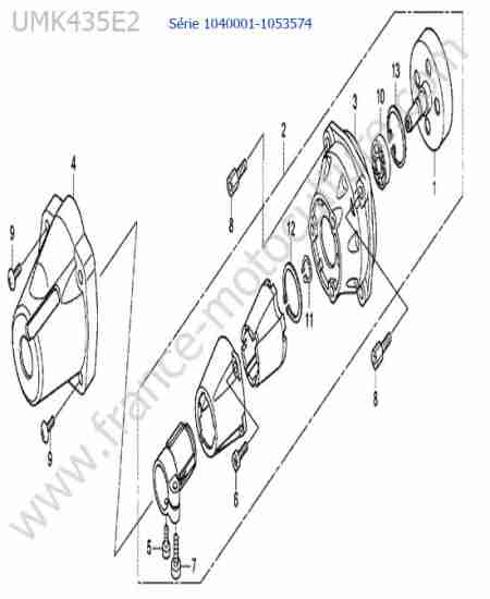 HONDA - UMK435-3 : Carter embrayage
