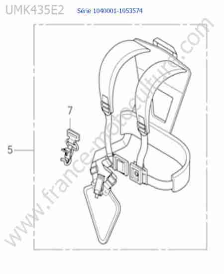 HONDA - UMK435-3 : Harnais