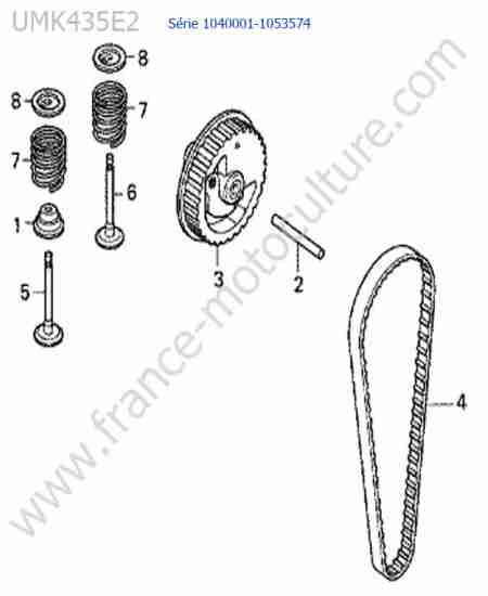 HONDA - UMK435-3 : Poulie a cames