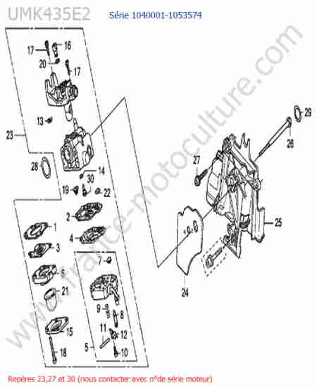 HONDA - UMK435-3 : Carburateur