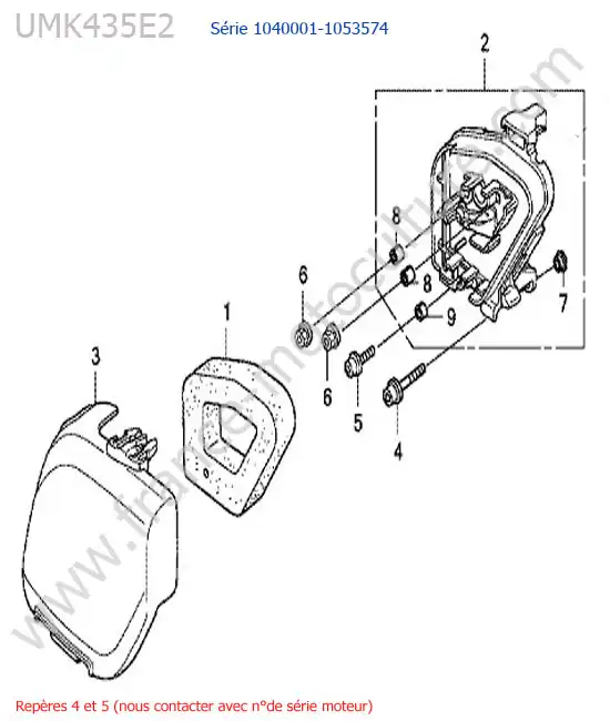Filtre air HONDA UMK435-3