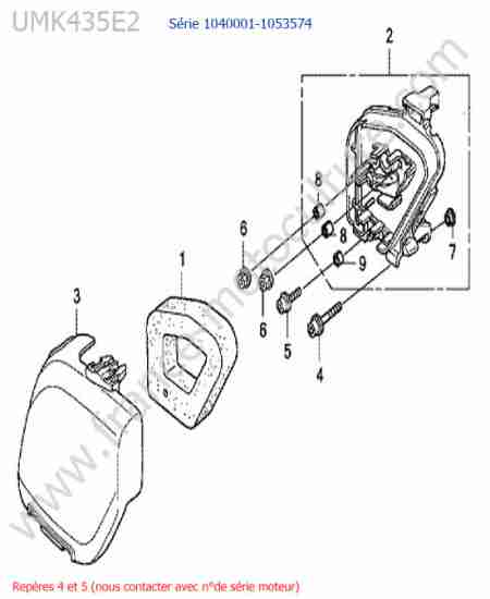 HONDA - UMK435-3 : Filtre air