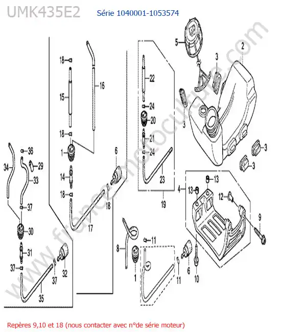 Reservoir HONDA UMK435-3