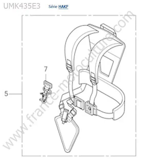 Harnais HONDA UMK435-4-1