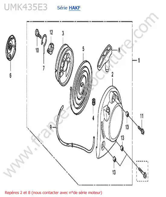 Lanceur HONDA UMK435-4-1