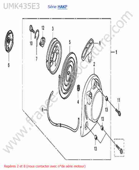 HONDA - UMK435-4-1 : Lanceur