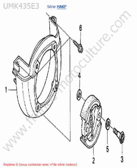 HONDA - UMK435-4-1 : Embrayage