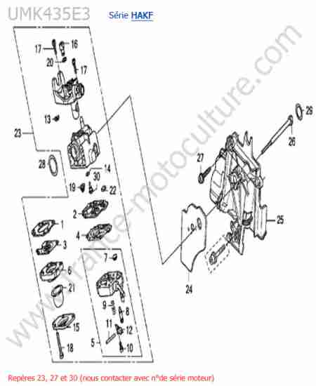 HONDA - UMK435-4-1 : Carburateur