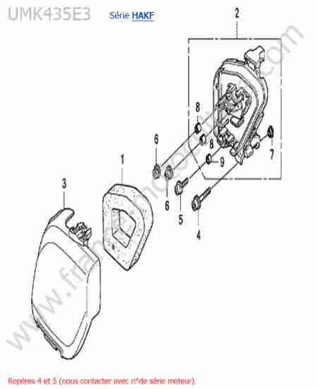 HONDA - UMK435-4-1 : Filtre air