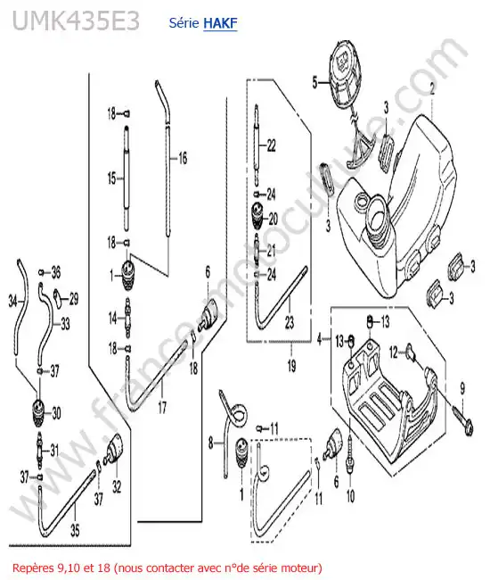 Reservoir HONDA UMK435-4-1