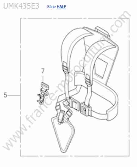 HONDA - UMK435-4-2 : Harnais