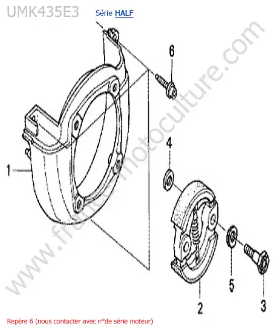 Embrayage HONDA UMK435-4-2
