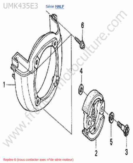 HONDA - UMK435-4-2 : Embrayage