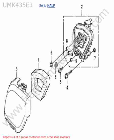 HONDA - UMK435-4-2 : Filtre air