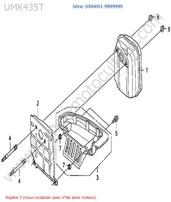 Silencieux HONDA UMK435-5