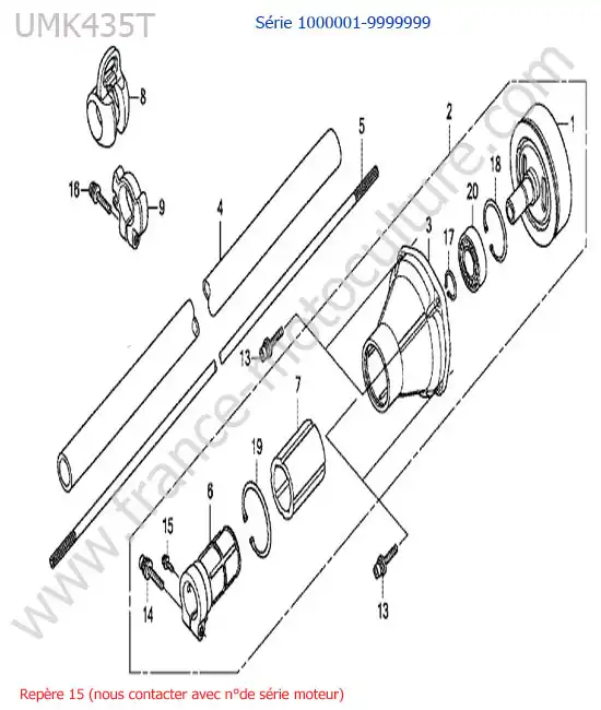 Tube HONDA UMK435-5