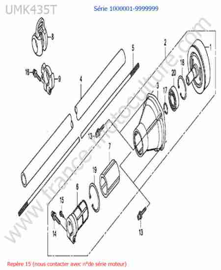 HONDA - UMK435-5 : Tube