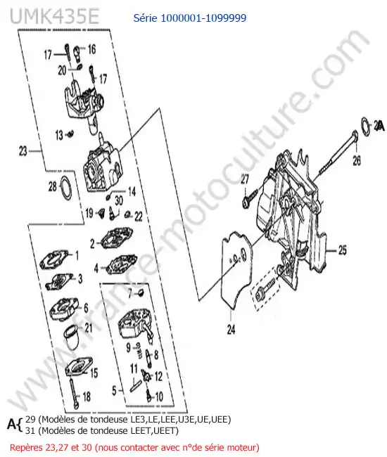 Carburateur HONDA UMK435