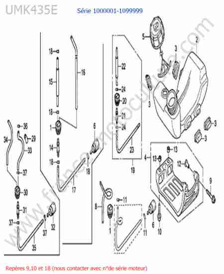 HONDA - UMK435 : Reservoir essence
