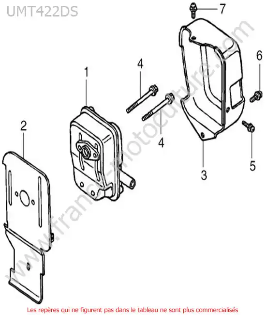 Silencieux HONDA UMT422-1