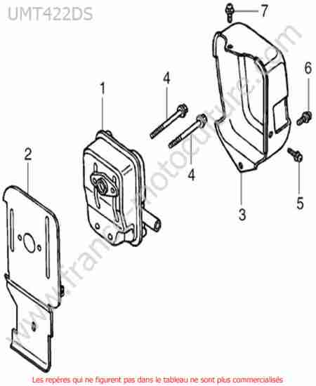 HONDA - UMT422-1 : Silencieux