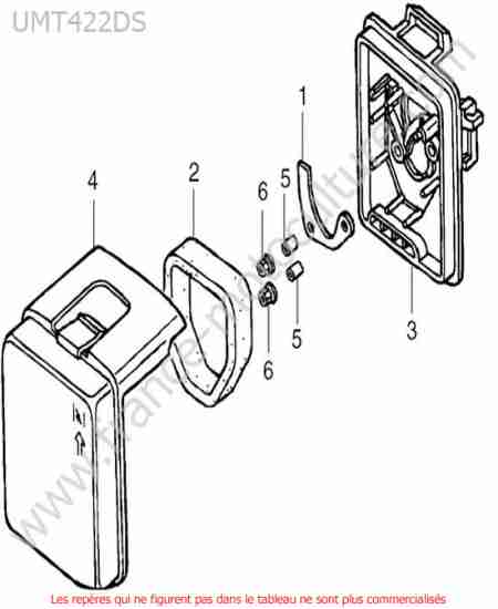 HONDA - UMT422-1 : Filtre air