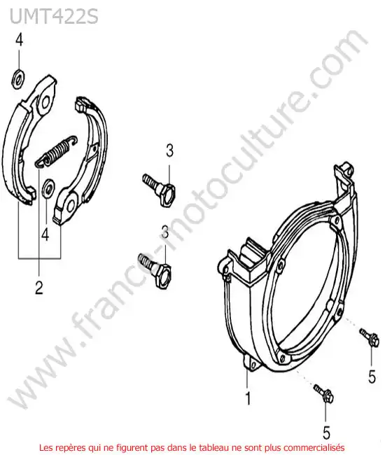 Embrayage HONDA UMT422-2