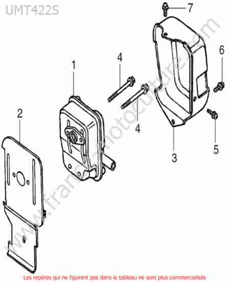 HONDA - UMT422-2 : Silencieux