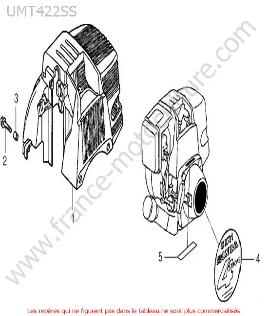 Capot HONDA UMT422-3