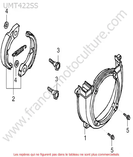 Embrayage HONDA UMT422-3