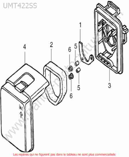 HONDA - UMT422-3 : Filtre air