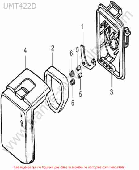 HONDA - UMT422 : Filtre air