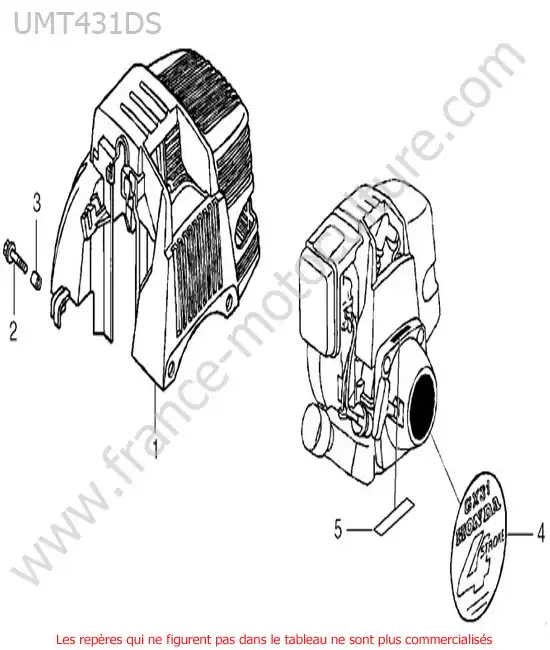Capot HONDA UMT431-1