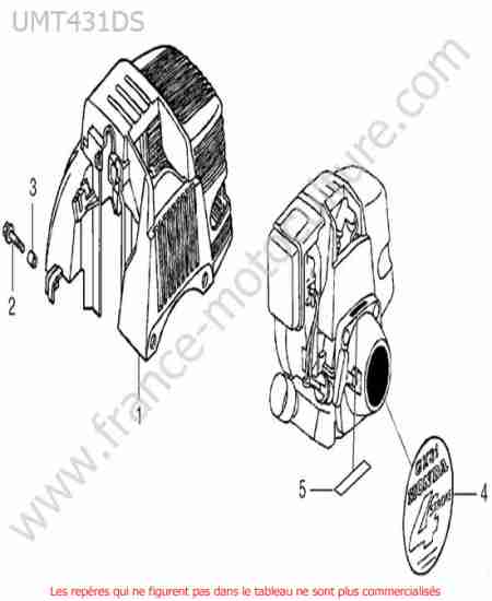 HONDA - UMT431-1 : Capot