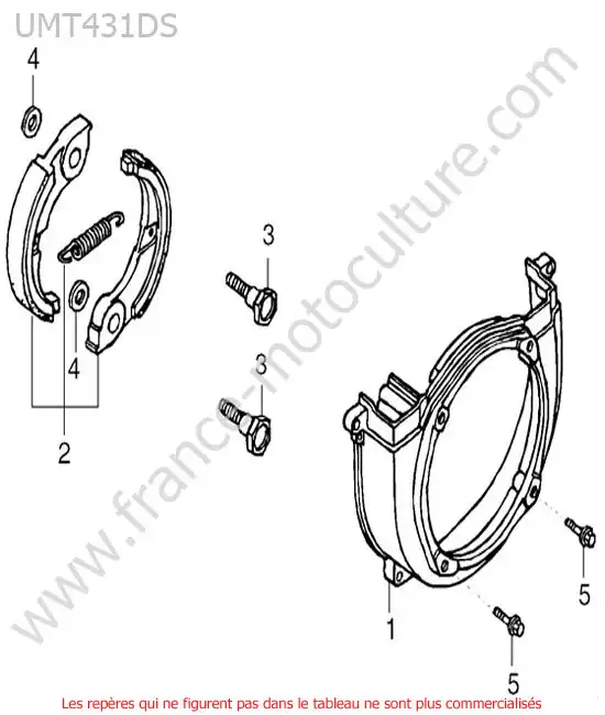 Embrayage HONDA UMT431-1