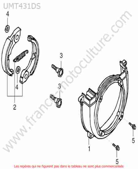 HONDA - UMT431-1 : Embrayage