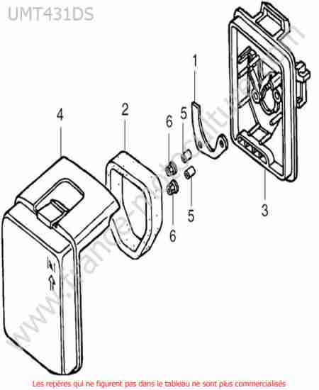 HONDA - UMT431-1 : Filtre air