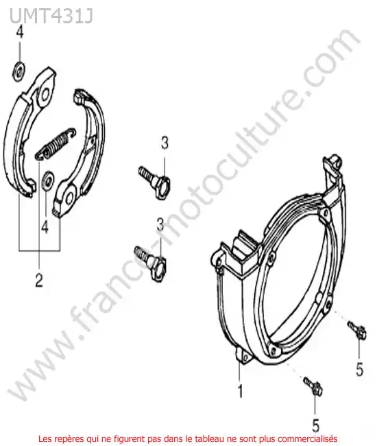 Embrayage HONDA UMT431-2