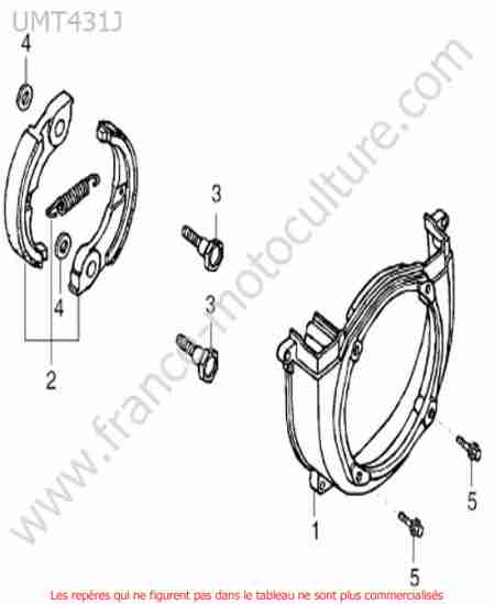 HONDA - UMT431-2 : Embrayage