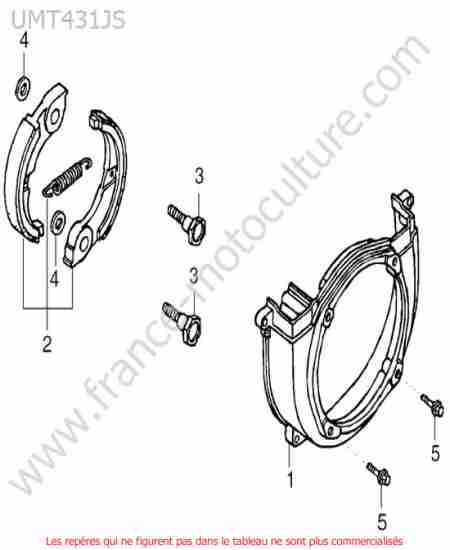 HONDA - UMT431-3 : Embrayage